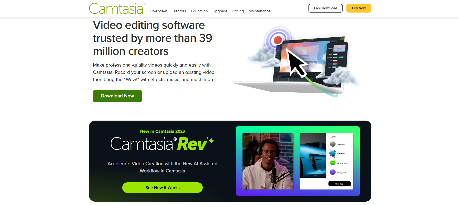 Camtasia-homepage