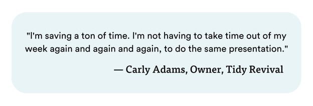 Carly Adams - Propriétaire - Tidy Revival