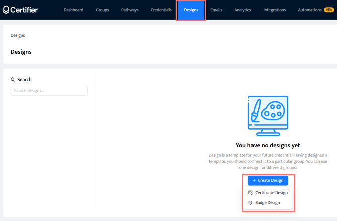 certifier create certificate