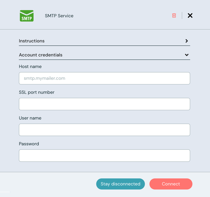 notifications - smtp v2