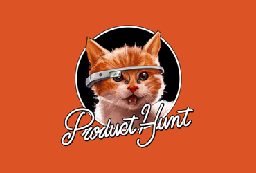 Logo de la chasse au produit et du chat