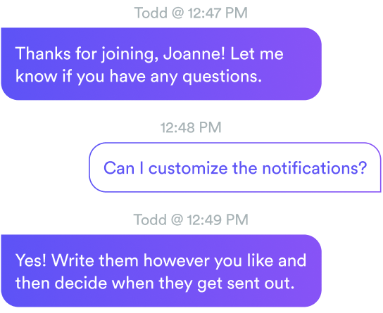 Conversation par chat lors d'un eWebinar