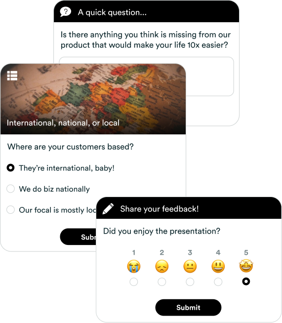 Les interactions du eWebinar