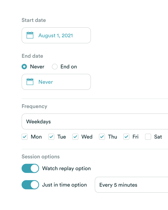 Calendrier des eWebinaires
